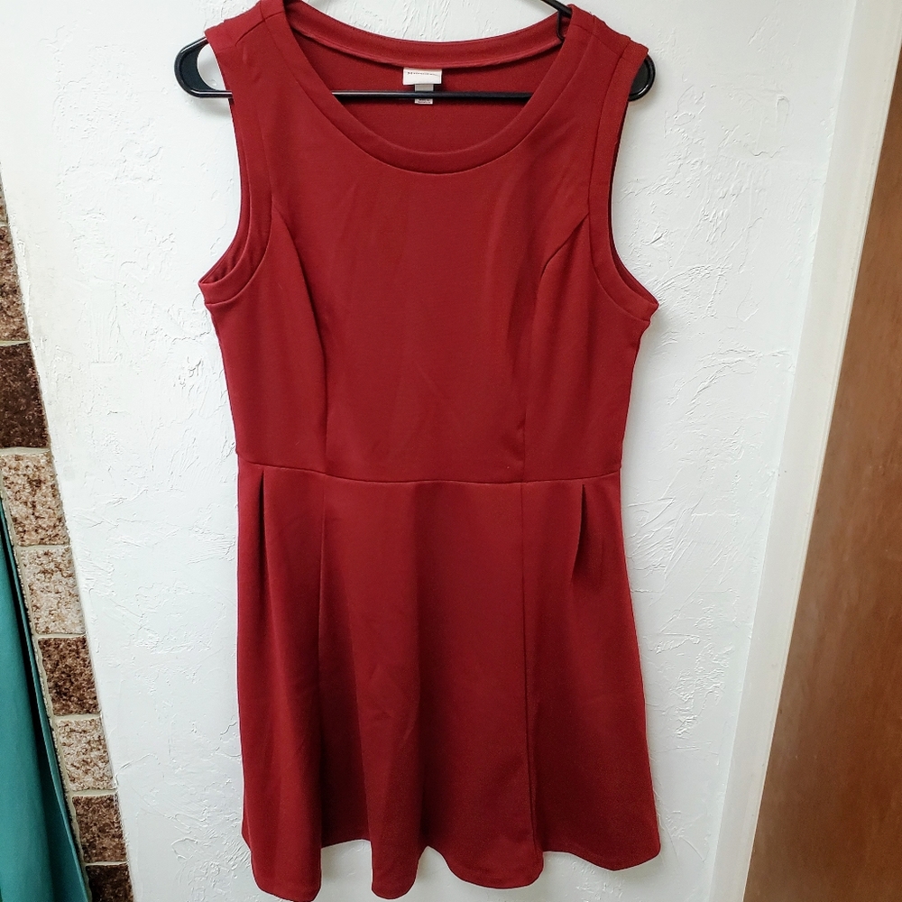 Merona Red Sleeveless Dress